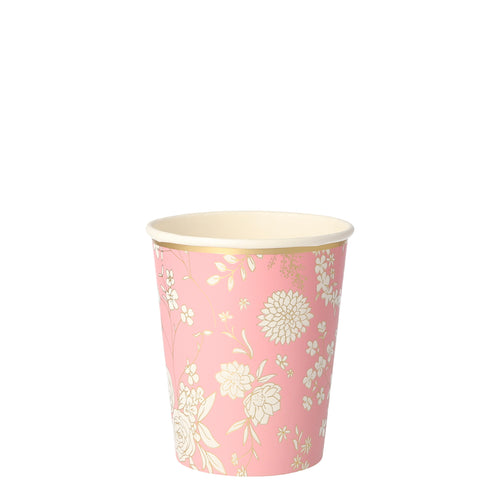 English Garden Party Cups (x 8)