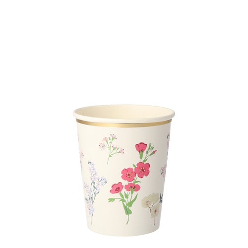 English Garden Party Cups (x 8)