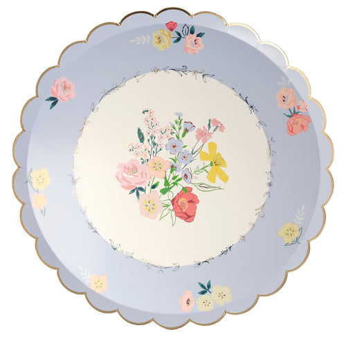 English Garden Dinner Plates (x 8)