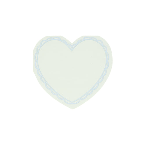 Pastel Heart Small Napkins (x 16)