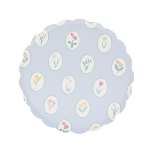 Bloomsbury Floral Pattern Side Plates (x 8)
