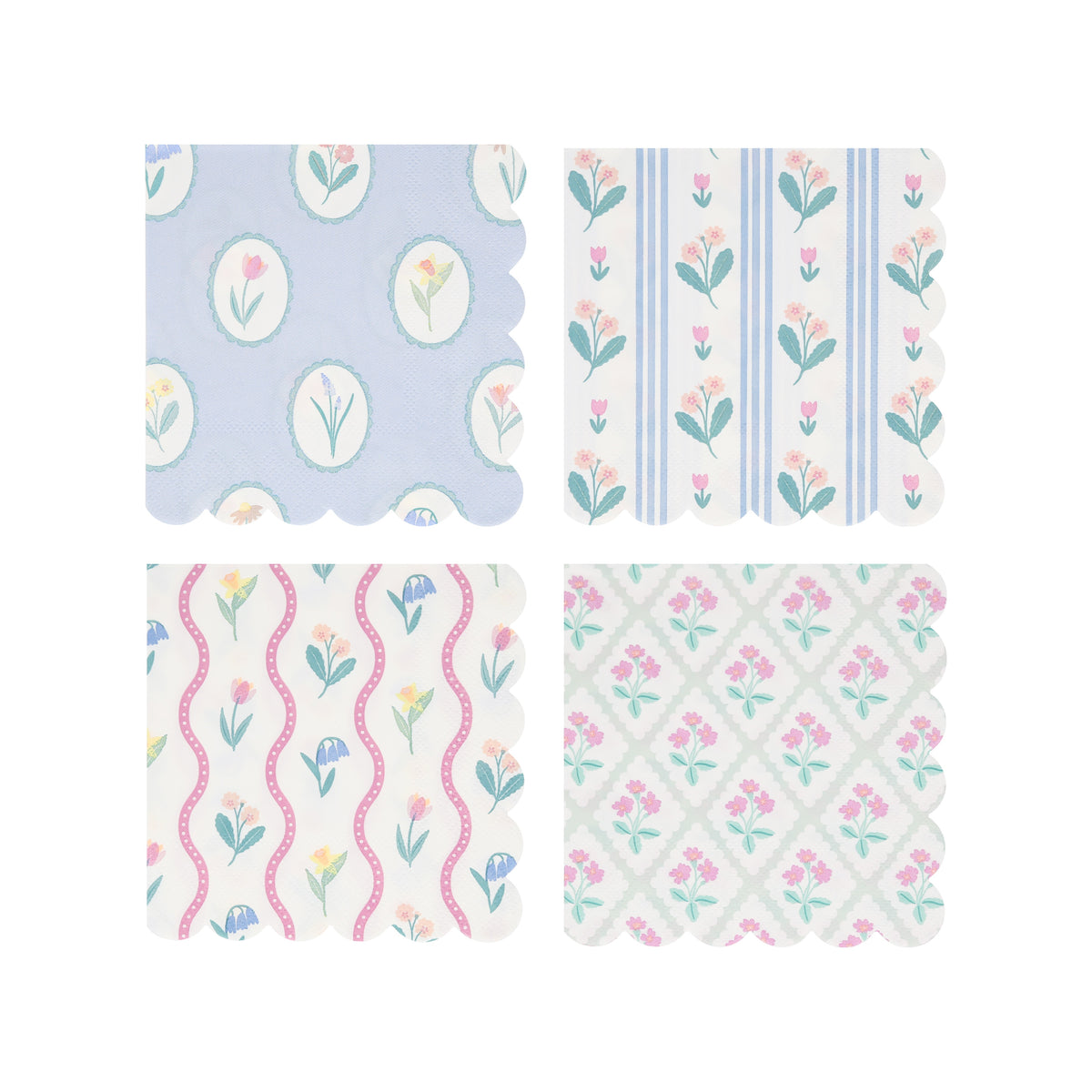 Bloomsbury Floral Pattern Small Napkins (x16) – Heather Taylor Home