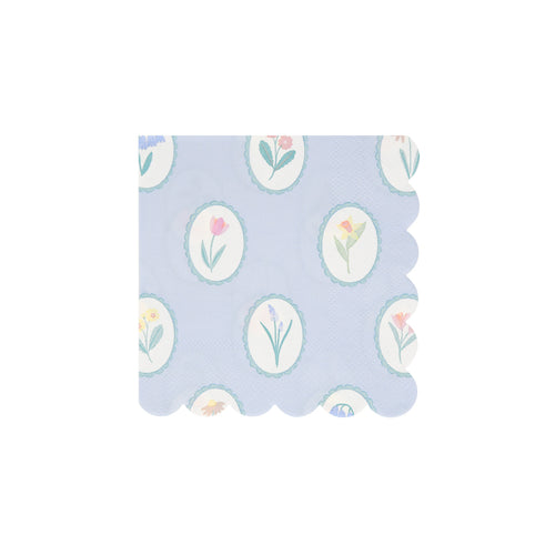 Bloomsbury Floral Pattern Small Napkins (x16)