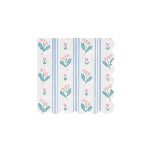 Bloomsbury Floral Pattern Small Napkins (x16)