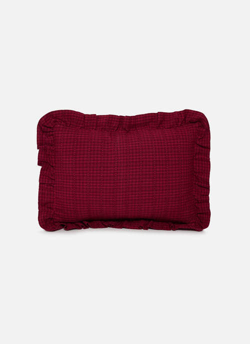 SOHO - Two Toned Bordeaux Petite Pillow
