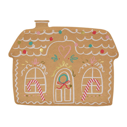 Gingerbread House Plates (x8)