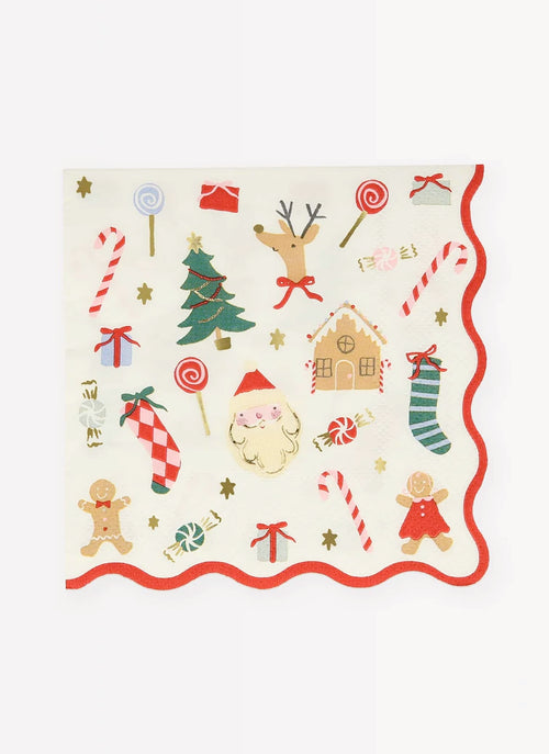 Jolly Christmas Small Napkins
