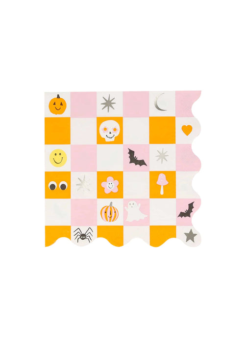 Groovy Halloween Icon Large Napkins (x16)