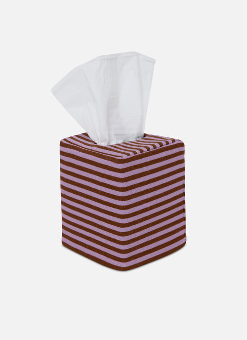 LILAC & NUTMEG - Mini Stripe Tissue Box Cover