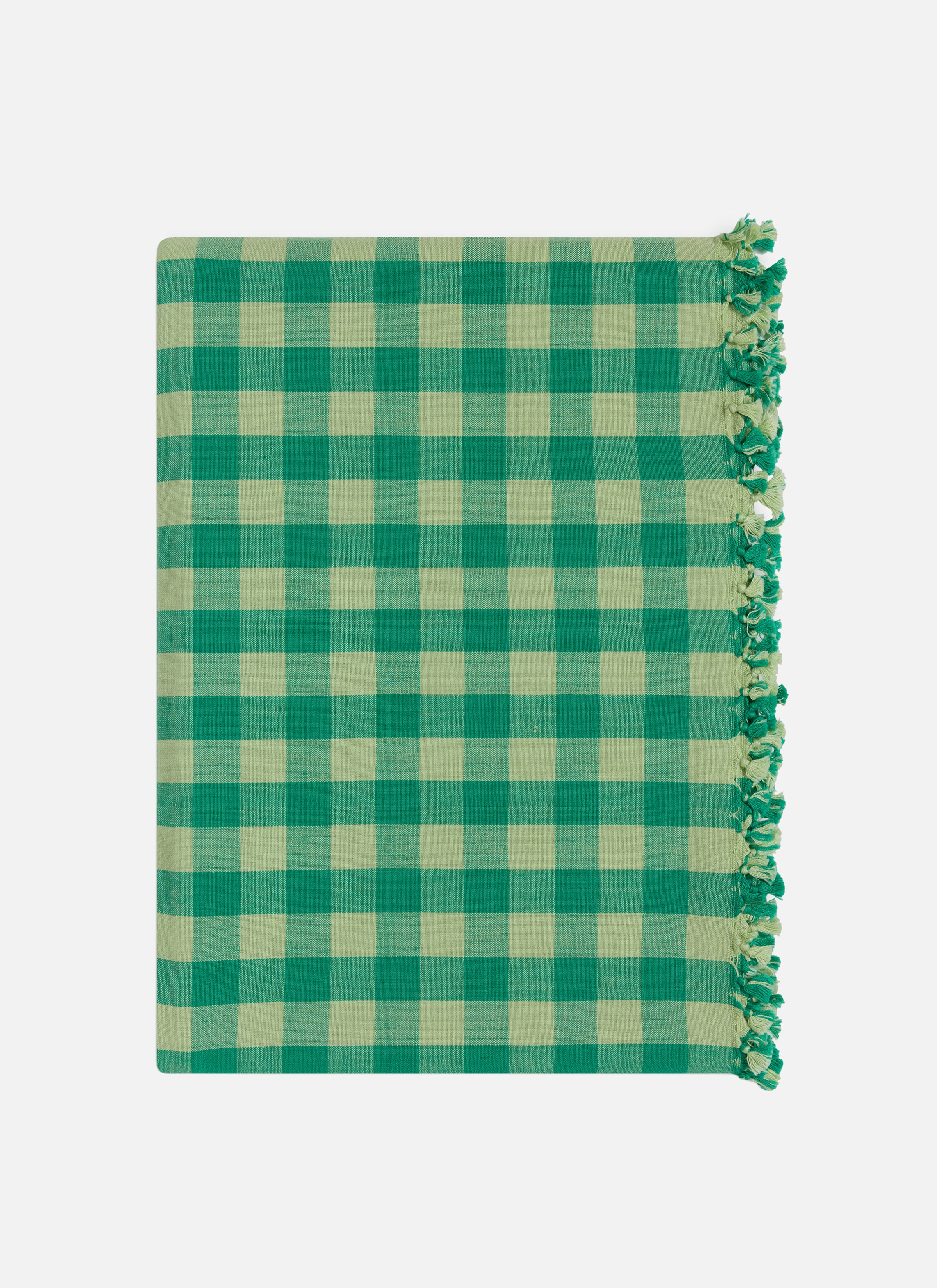 GINGHAM - Lime Tablecloth - Thumbnail 2