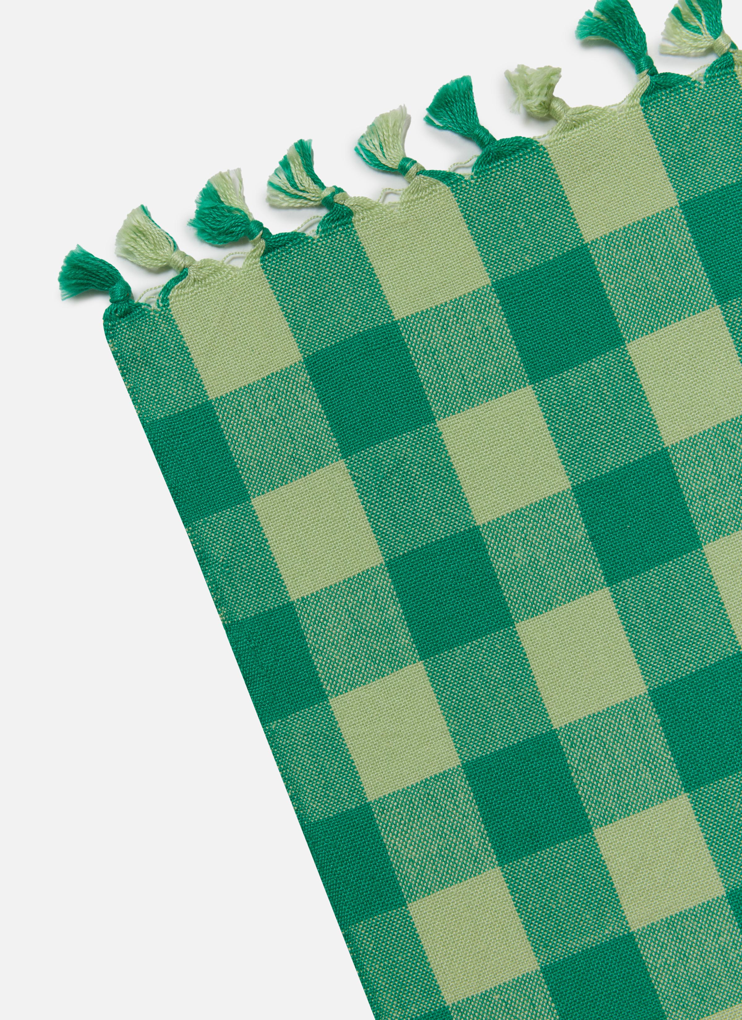 GINGHAM - Lime Tablecloth - Thumbnail 4
