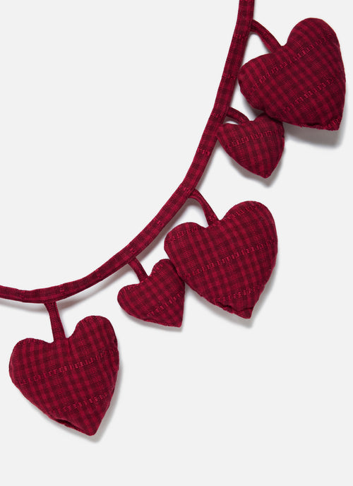 SOHO - Bordeaux Hearts Garland
