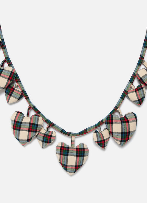 IDYLLWILD PLAID - Multi Hearts Garland