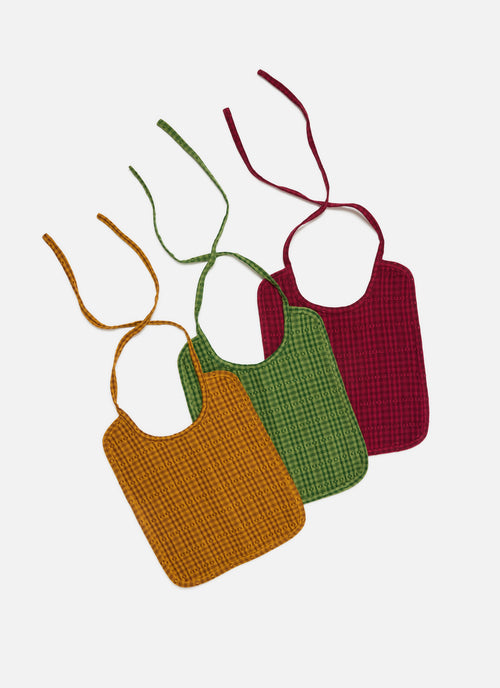 Set of 3 - SOHO Two Toned Baby Bibs