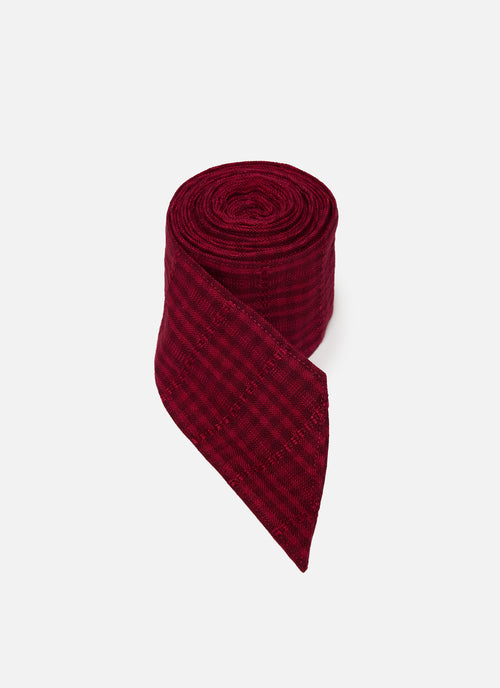 SOHO - Two Toned Bordeaux Wide Garland Ribbon