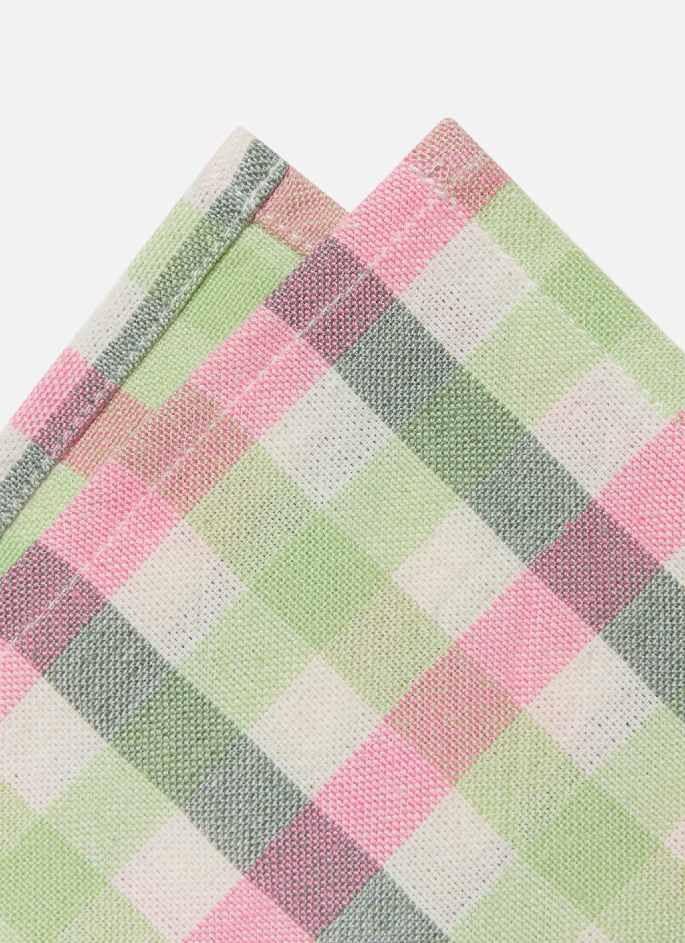 Gingham Clover Napkins - Thumbnail 3