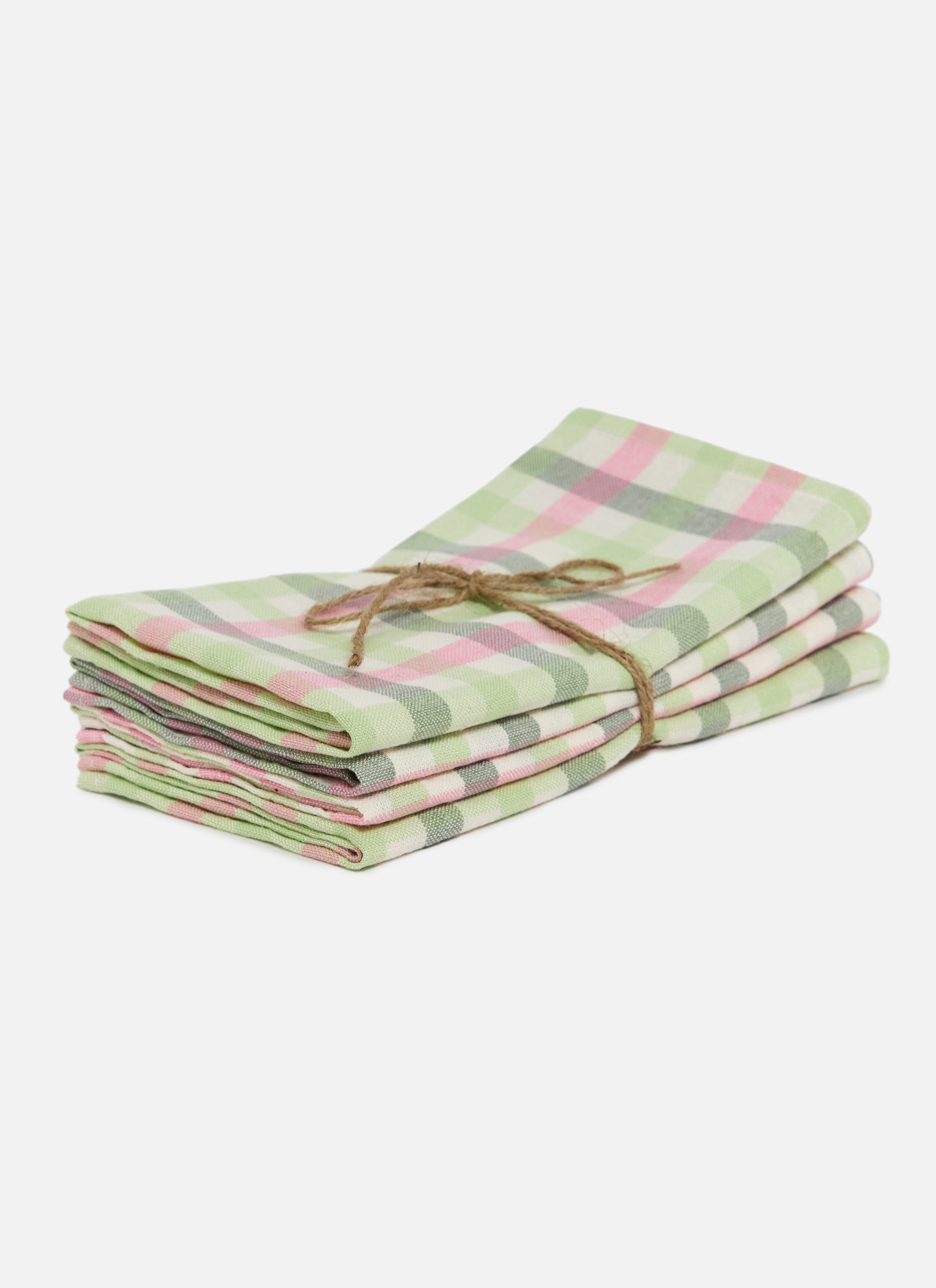 Gingham Clover Napkins - Thumbnail 2