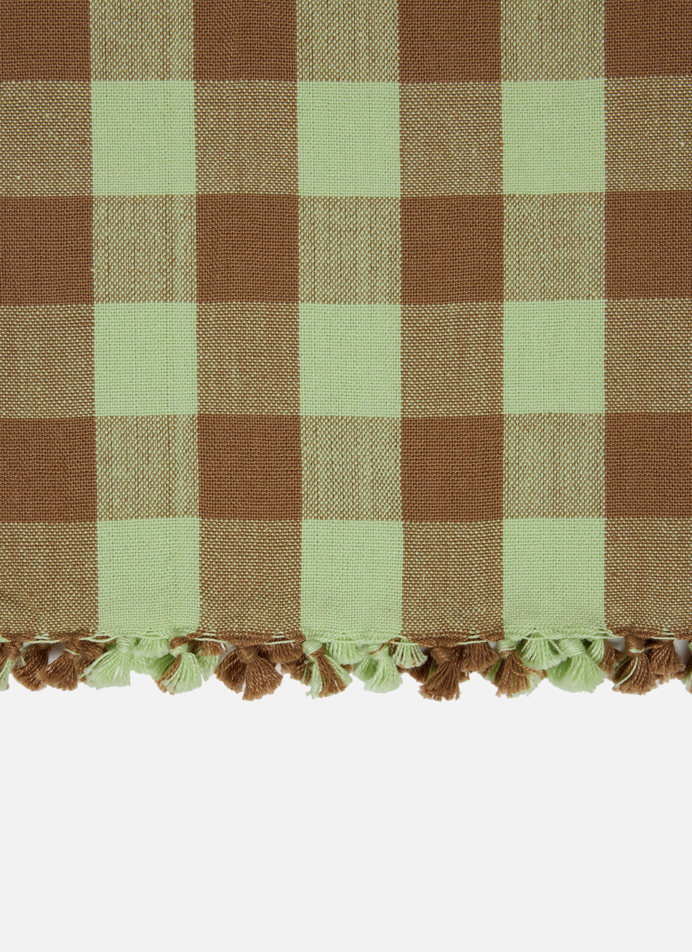 Gingham Avocado Tea Towel - Thumbnail 2