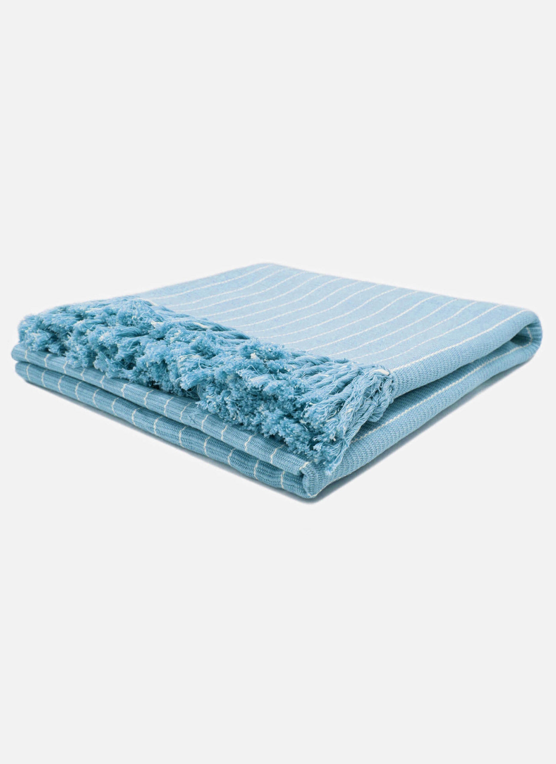 Blue Super Soft Throw Blanket - Thumbnail 2