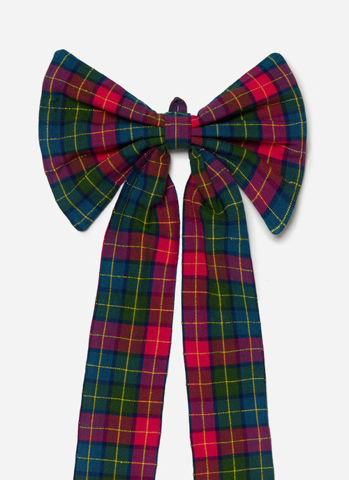HOLLY PLAID - Multi Fabric Bow