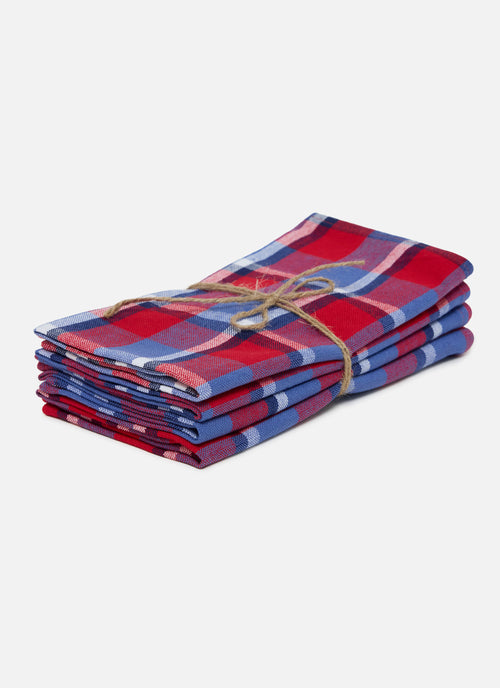 BETTY PLAID - Red Napkins