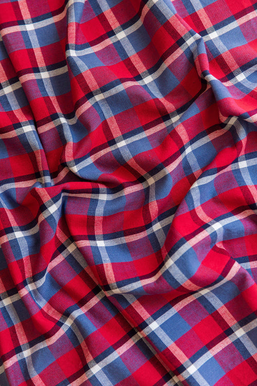 BETTY PLAID - Red Tablecloth