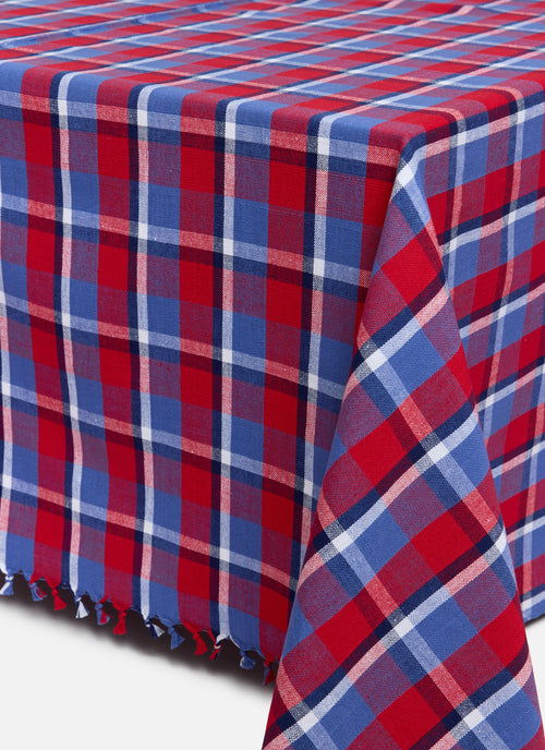 BETTY PLAID - Red Tablecloth