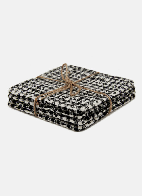 SOHO - Black Quilted Coasters