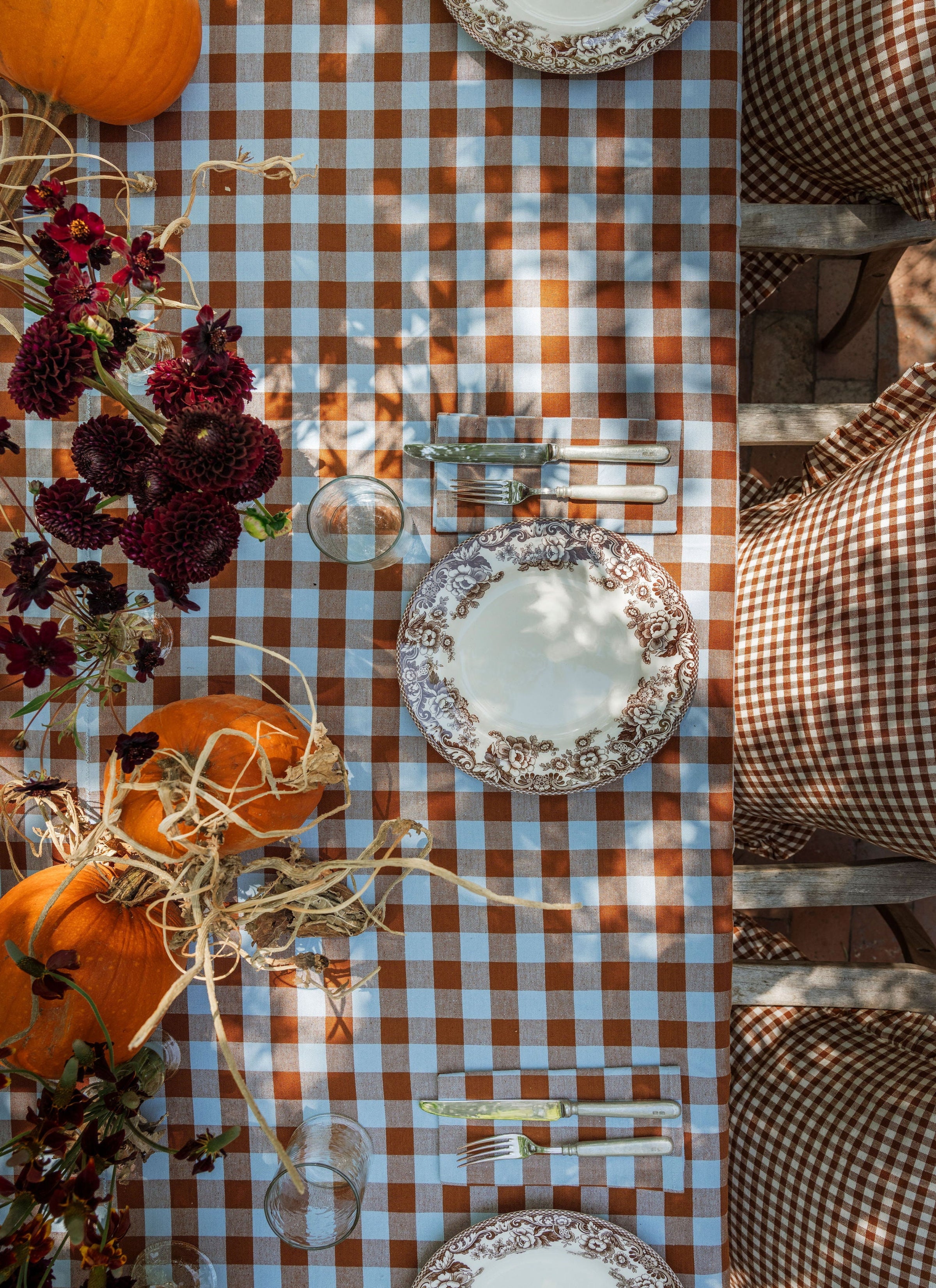 Heather Taylor Home Gingham Tablecloth - Thumbnail 4