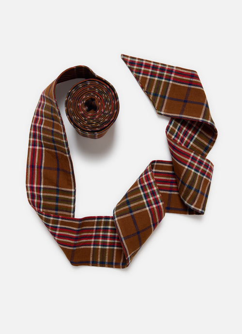 CHARLOTTE PLAID - Multi Wide Garland Ribbon