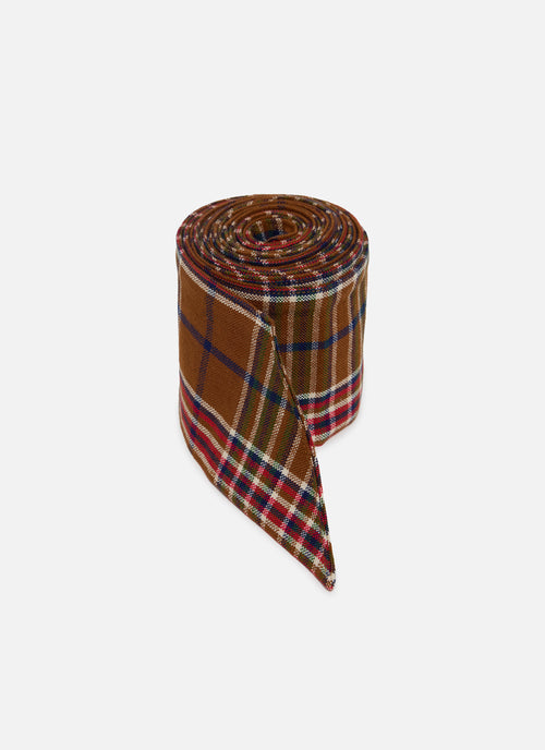 CHARLOTTE PLAID - Multi Wide Garland Ribbon