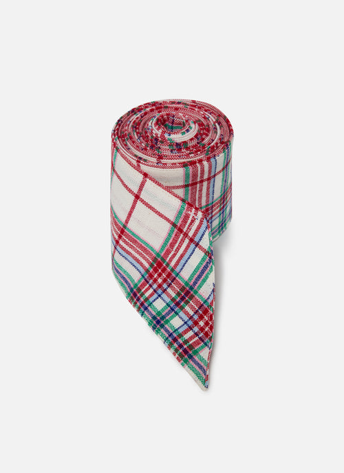 CLARA PLAID - Multi Wide Garland Ribbon
