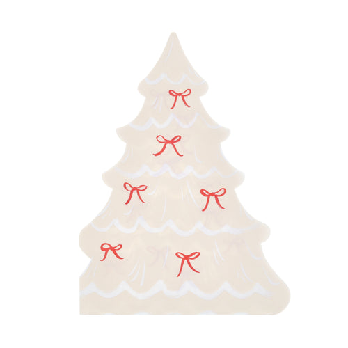Christmas Tree With Bows Napkins (x16)