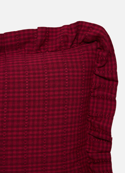 SOHO - Two Toned Bordeaux Petite Pillow