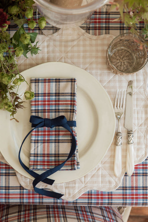 LAUREL PLAID - Multi Napkins