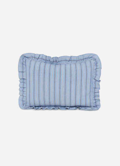 FREDDIE STRIPE - Blue Petite Pillow