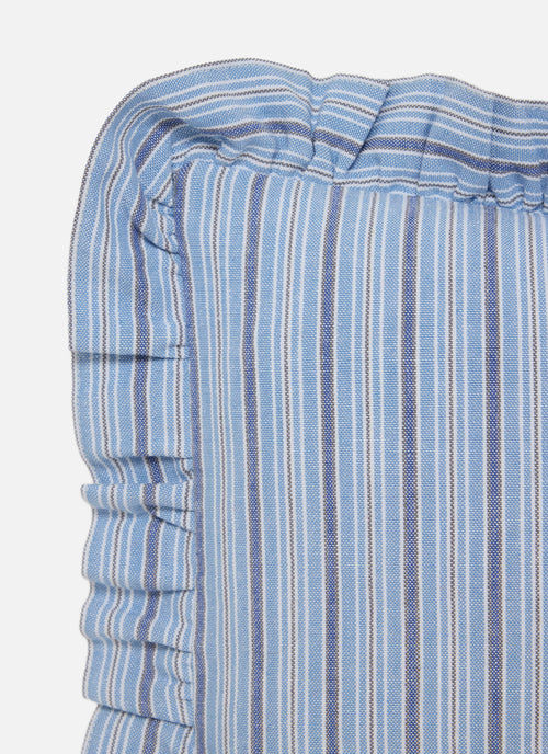 FREDDIE STRIPE - Blue Petite Pillow