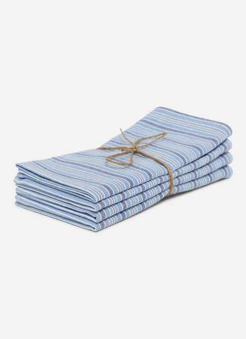 FREDDIE STRIPE - Blue Napkins