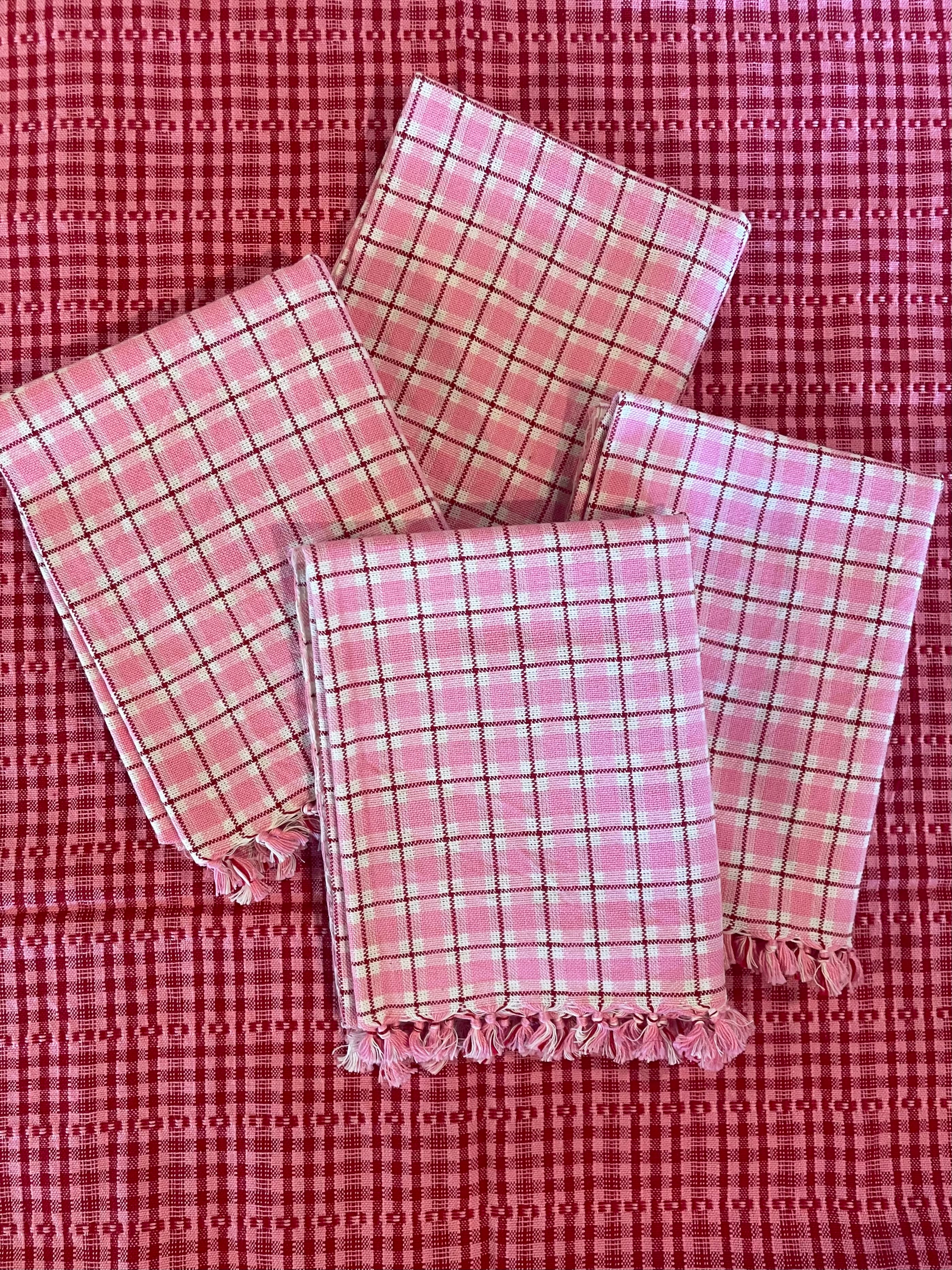 ROSIE PLAID Tea Towel