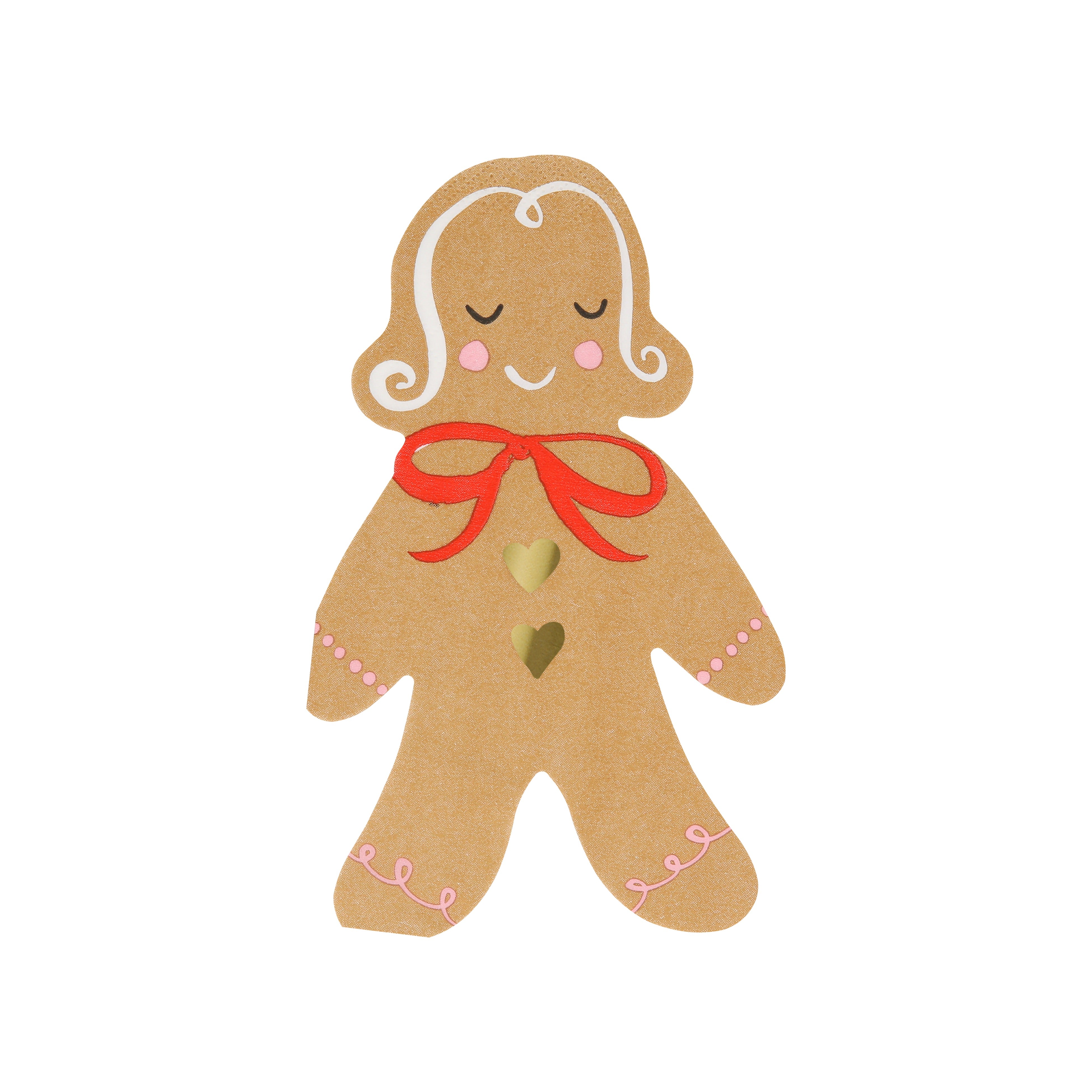 Gingerbread Paper Napkins - Thumbnail 2