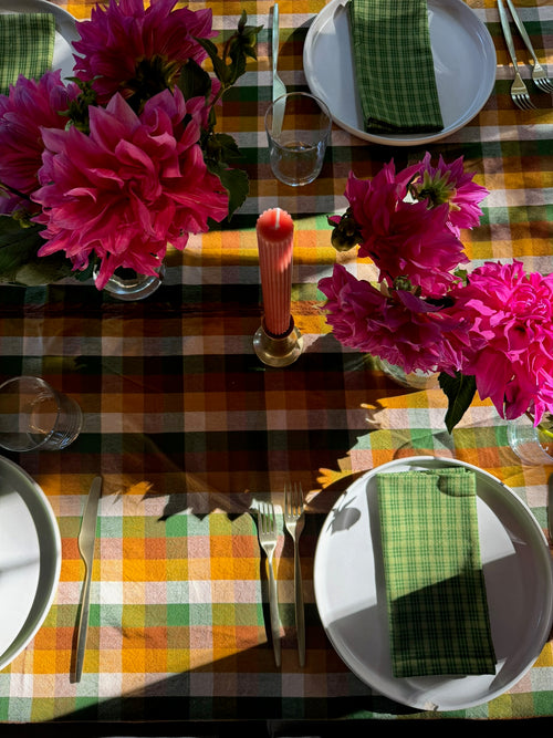 KATHERINE PLAID - Evergreen Napkins