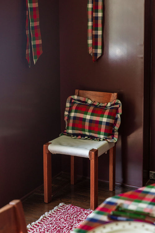 GINGHAM - Pine Petite Pillow