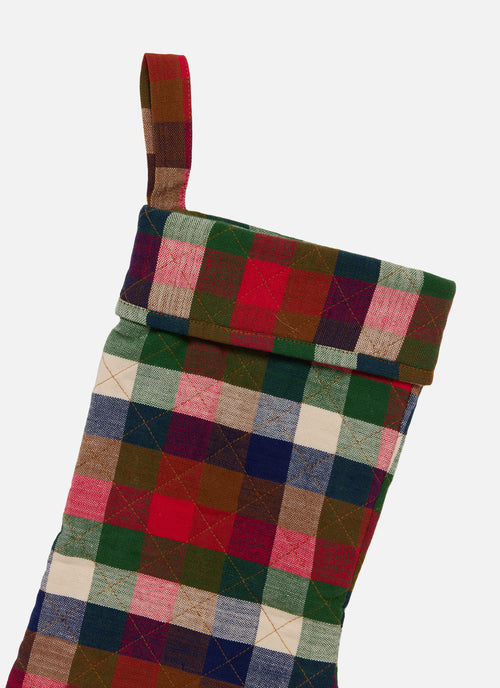 GINGHAM - Pine Quilted Stocking