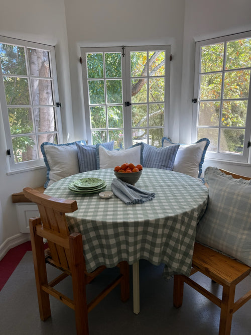 GINGHAM - Sage Tablecloth