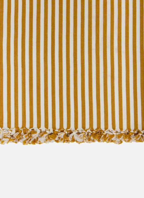 GOLDENROD & CREAM - Mini Stripe Tea Towel
