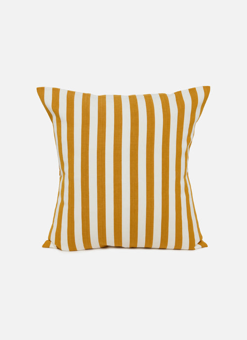 GOLDENROD & CREAM - Medium Stripe Pillow