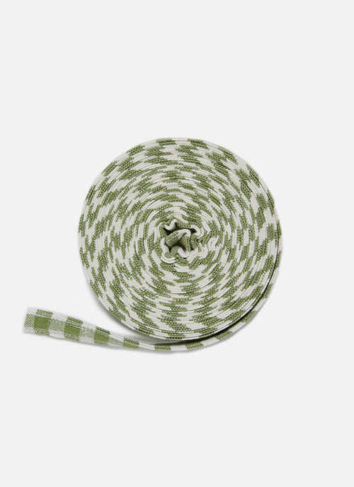 MINI GINGHAM - Olive Ribbon
