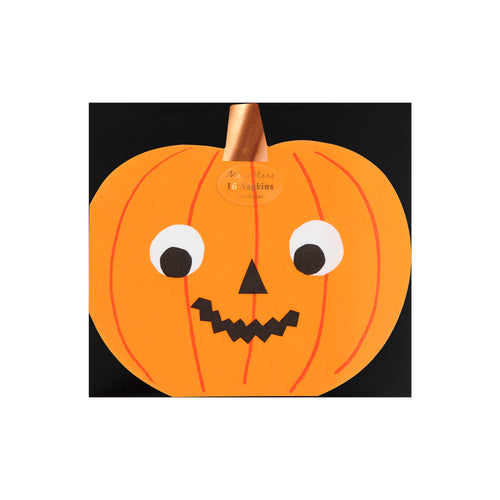 Halloween Pumpkin Napkins (x16)