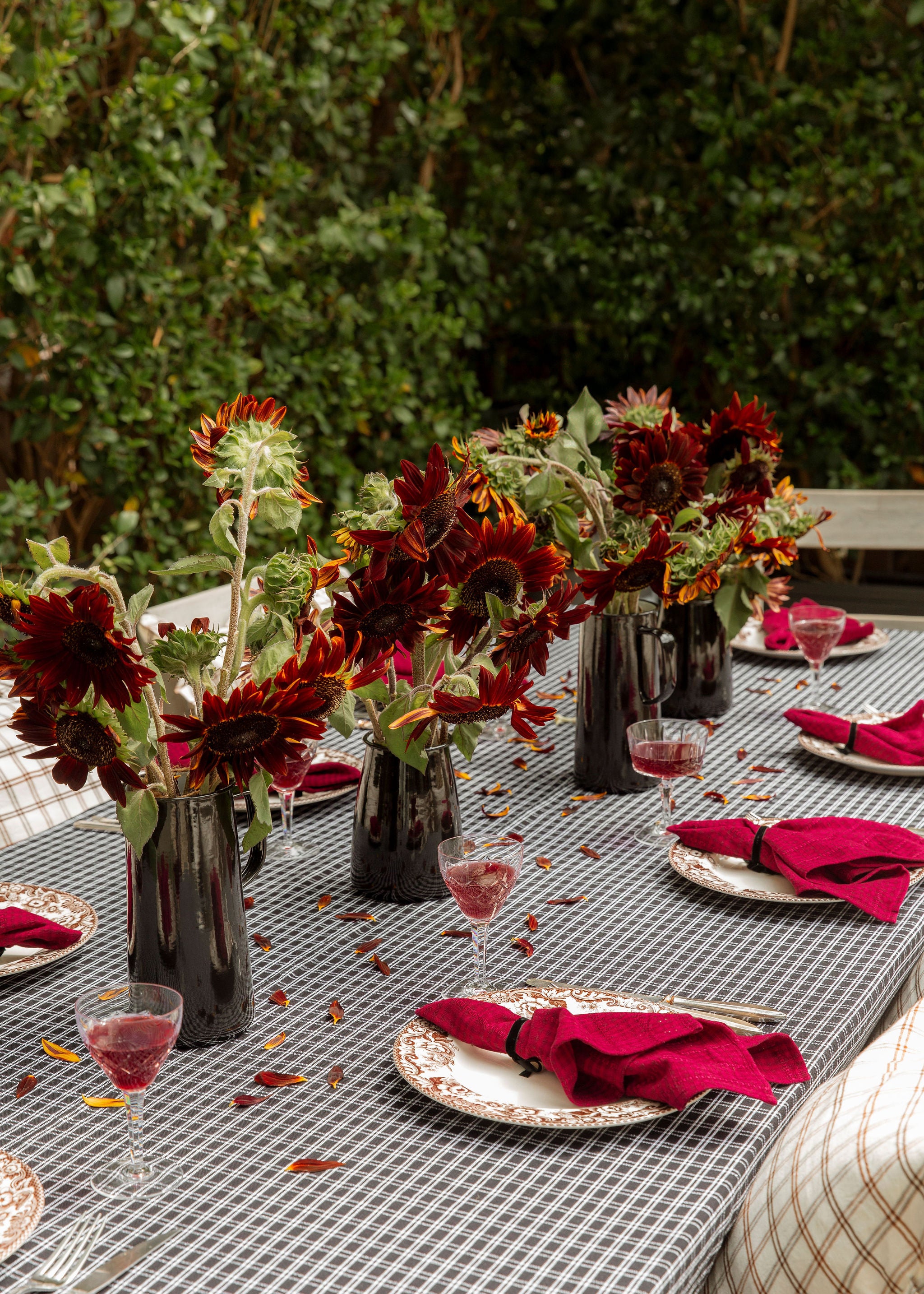 HARRISON PLAID - Black Tablecloth – Heather Taylor Home