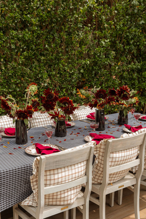 MAYFAIR PLAID - Nutmeg Pillow